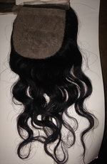 Brazilian deep wave SILK closure piece